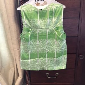 Strapless mini dress